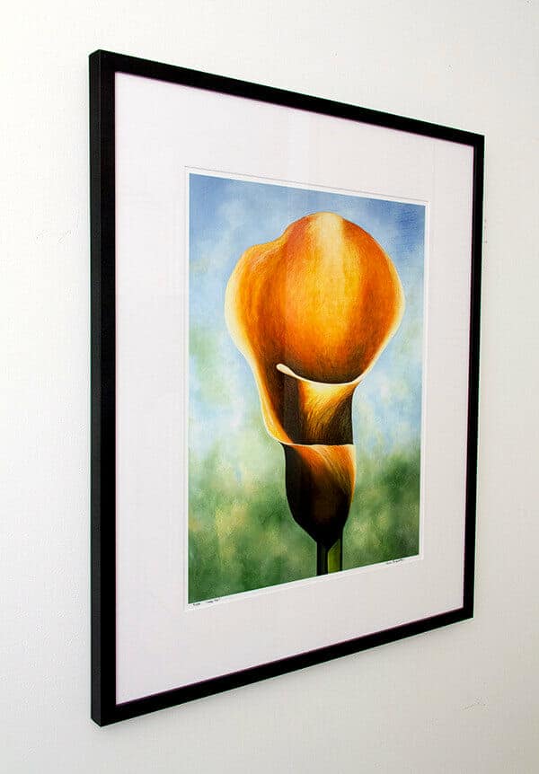 Calla Me - framed limited edition left